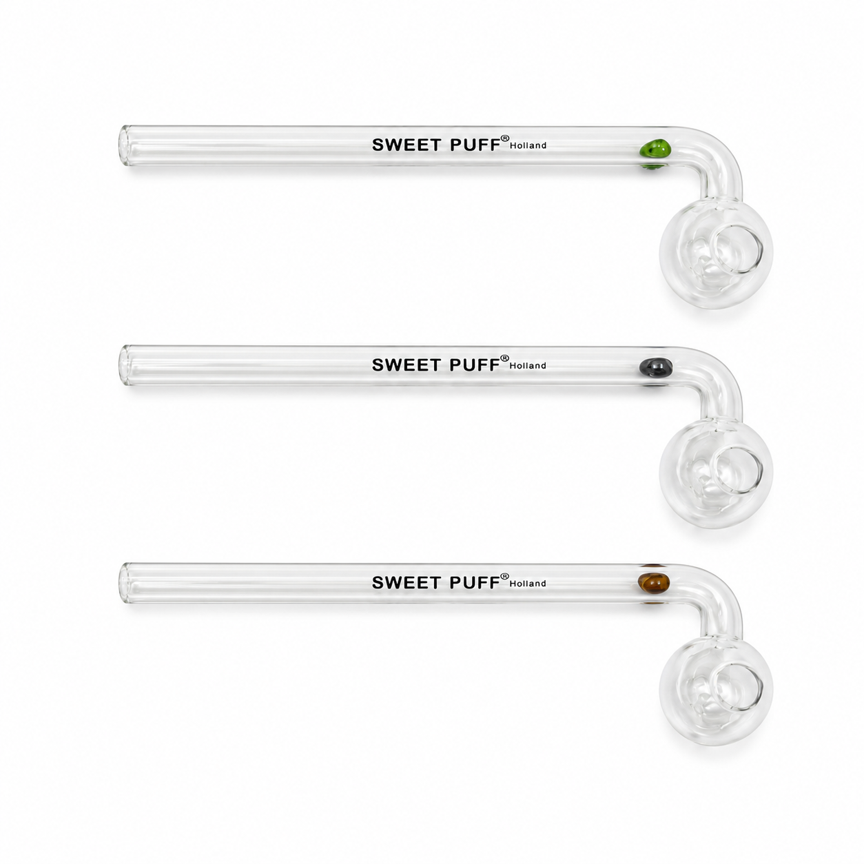 Sweet Puff Glass Pipe 16cm