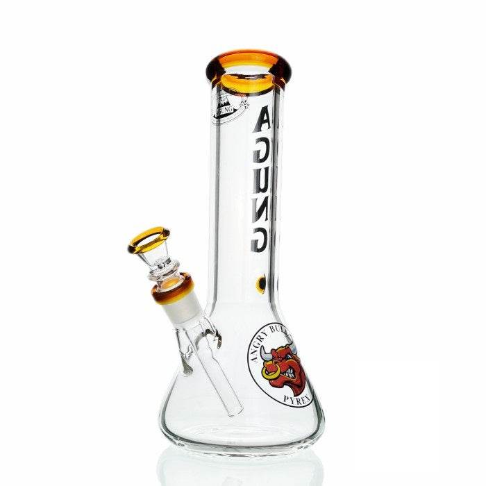 Agung Beaker 7mm Thick Bong 25cm Yellow - Bong Empire