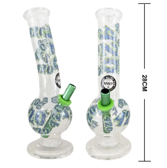 MWP Bubble Glass Bong Smoke Design 28cm