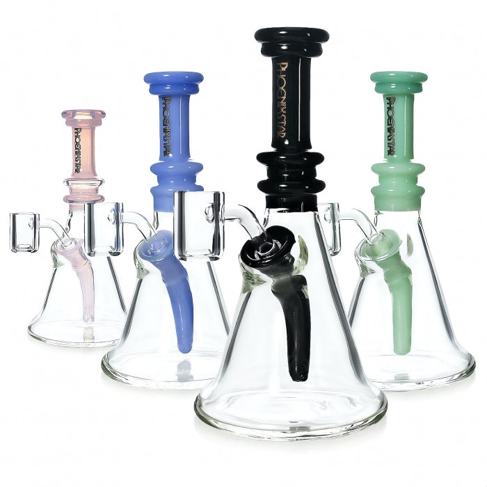 Phoenix Star Glass Dab Rig with Quartz Banger 19cm