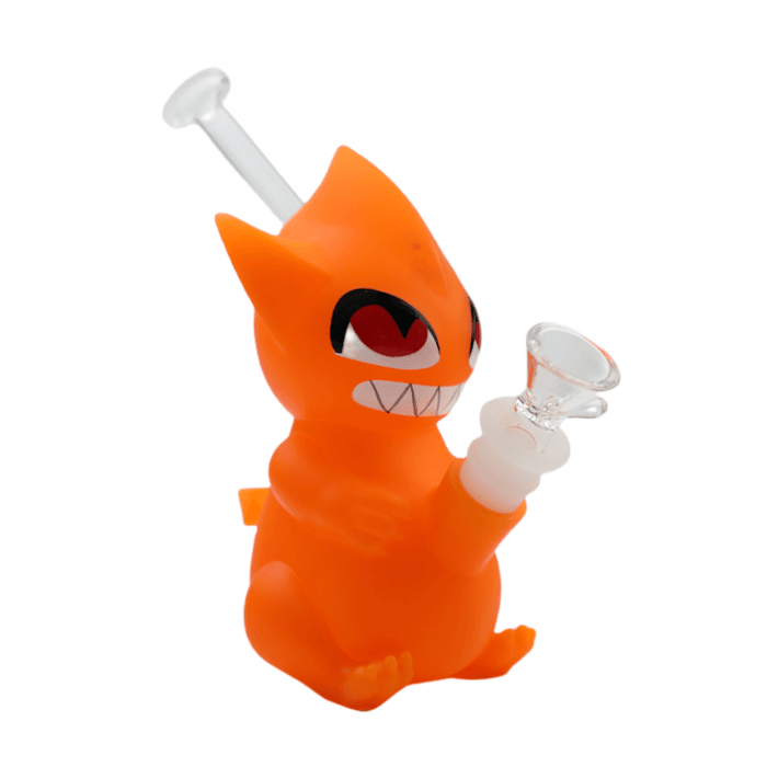 Monster Silicone Bong 16cm Light Orange - Bong Empire