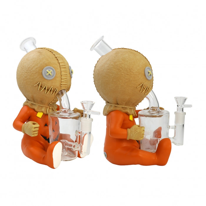 Silicone Pumpkin Ghost Baby Water Pipe 25cm – Halloween Collectible - Bong Empire