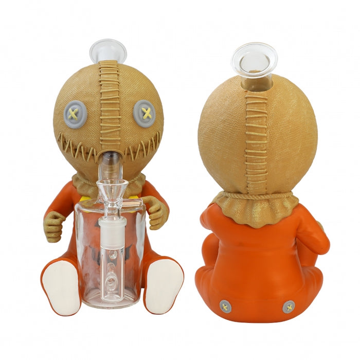 Silicone Pumpkin Ghost Baby Water Pipe 25cm – Halloween Collectible - Bong Empire