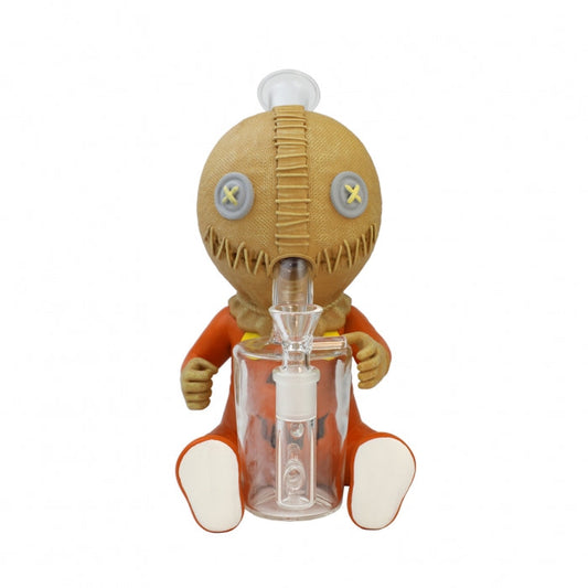 Silicone Pumpkin Ghost Baby Water Pipe 25cm – Halloween Collectible - Bong Empire