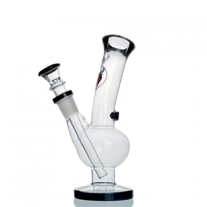 Agung Little Angry Bull Glass Bong 20cm Black - Bong Empire