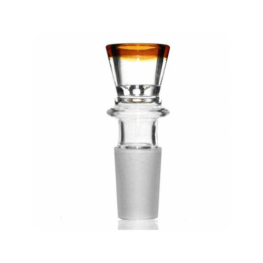 Agung Mini Glass Cone Piece 14mm Amber - Bong Empire