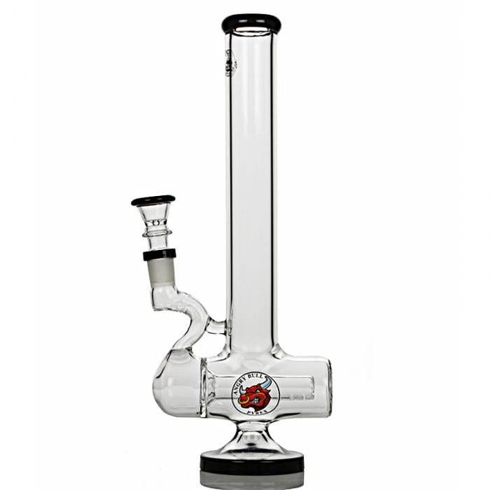 Agung Percolator Inline Glass Bong 28cm Black - Bong Empire