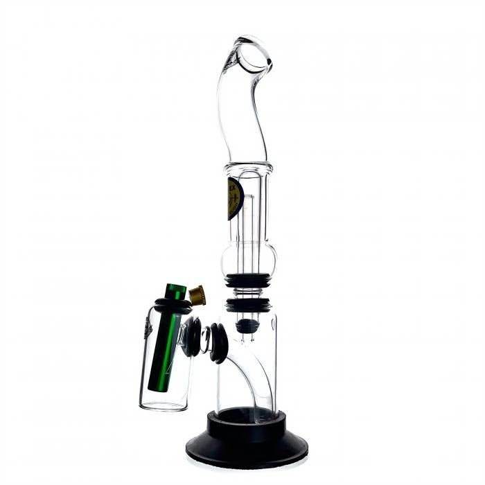 Agung Tar Catcher Double Chamber Glass Bong 30cm - Bong Empire