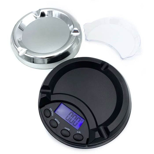 Ashtray Style Weighing Digital Scales 0.01g-200g - Bong Empire