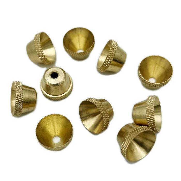Small Brass Bucket Bonza Cone Piece 10 Pack - Bong Empire