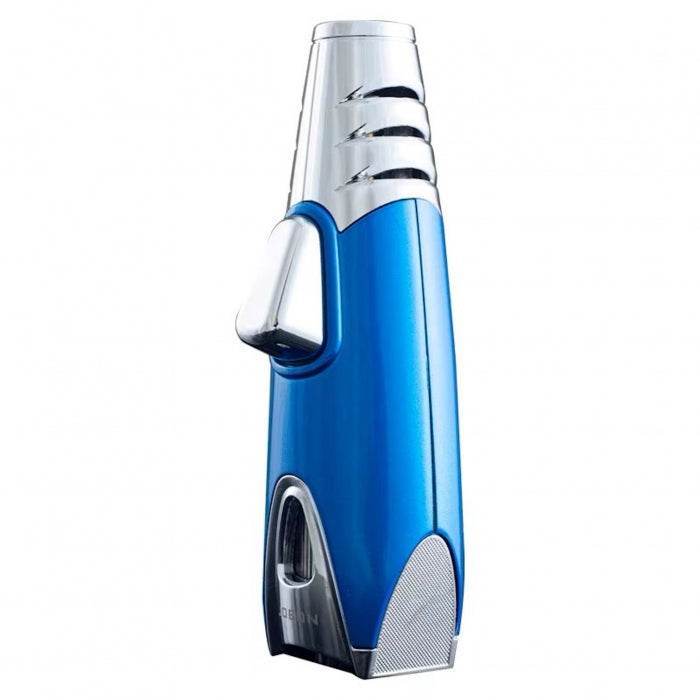 Jobon Rocket Torch Zinc Alloy Jet Flame Lighter Blue - Bong Empire