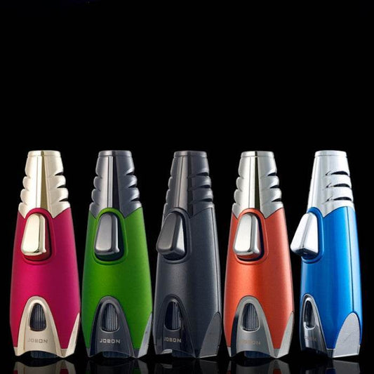 Jobon Rocket Torch Zinc Alloy Jet Flame Lighter - Bong Empire