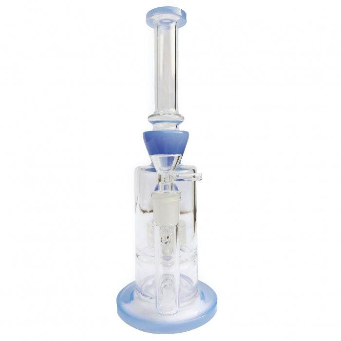 Stone Age Purple Percolator Glass Bong 27cm - Bong Empire