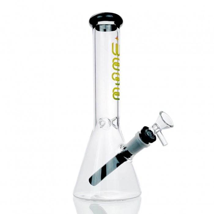 WEGE Ice Catcher Beaker Glass Bong 25cm Black - Bong Empire