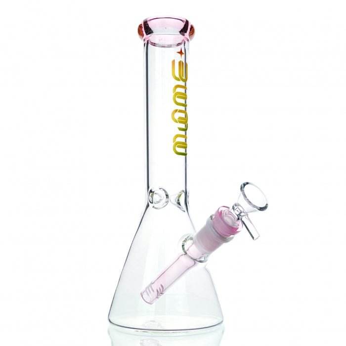 WEGE Ice Catcher Beaker Glass Bong 25cm Pink - Bong Empire