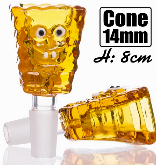 14mm Stone Age Sponge Bob Cone Piece