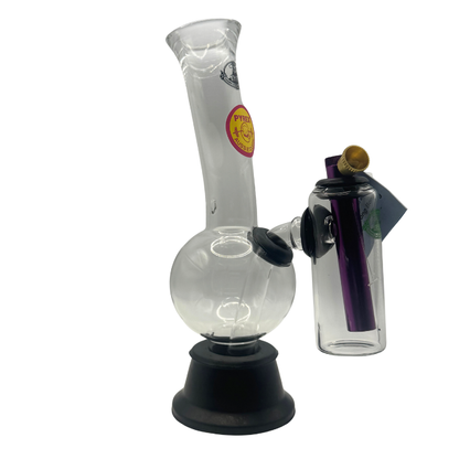 Agung Cheech Double Chamber Glass Bong 24cm
