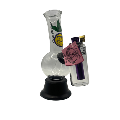 Agung Double Chamber Glass Bong 20cm
