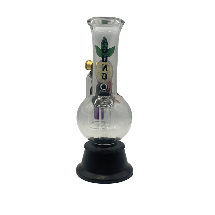 Agung Double Chamber Glass Bong 20cm