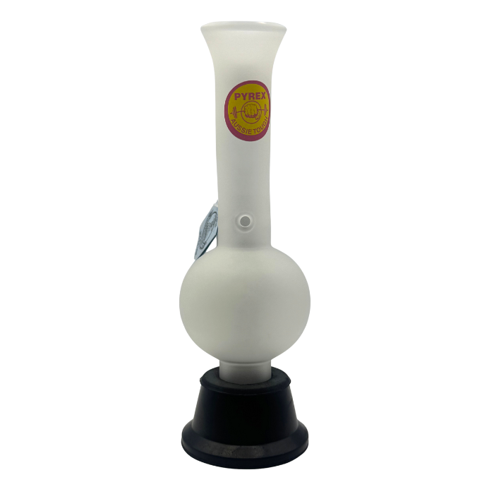 Agung Frosted Double Chamber Glass Bong 24cm
