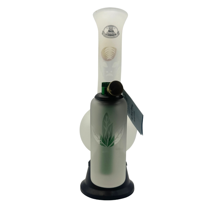 Agung Frosted Double Chamber Glass Bong 24cm