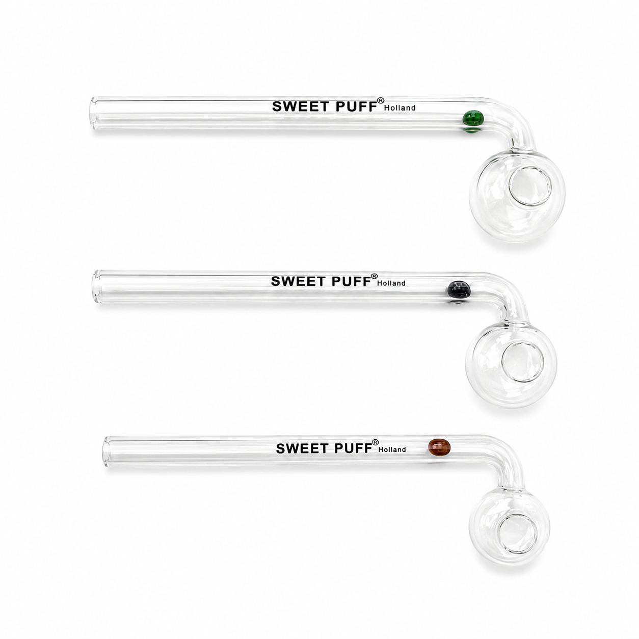 Sweet Puff Glass Pipe 14cm