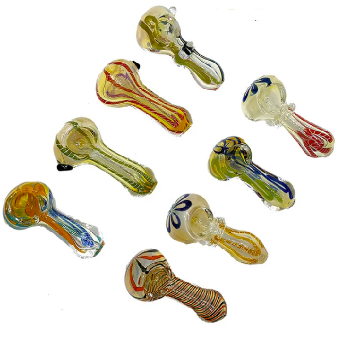 Peanut Glass Dry Pipe 7cm