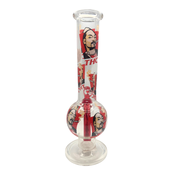 Snoop Dogg Glass Bubble Bong 28cm