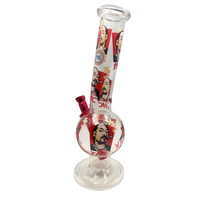 Snoop Dogg Glass Bubble Bong 28cm