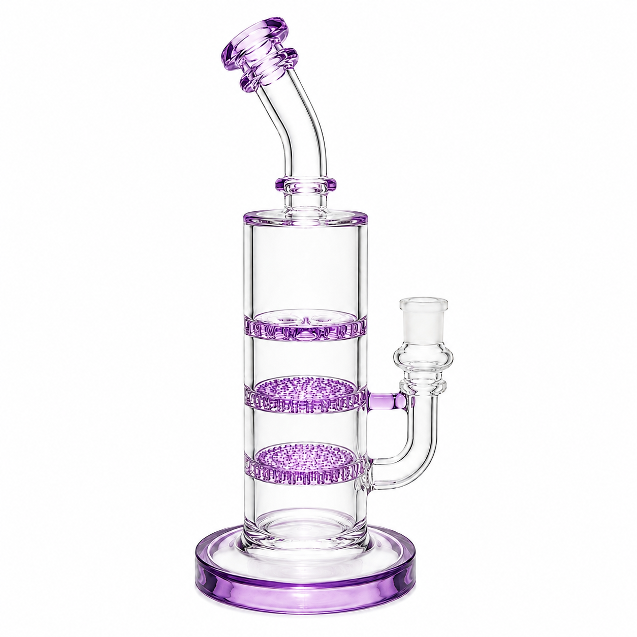 Stone Age Purple Percolator Bong 27cm
