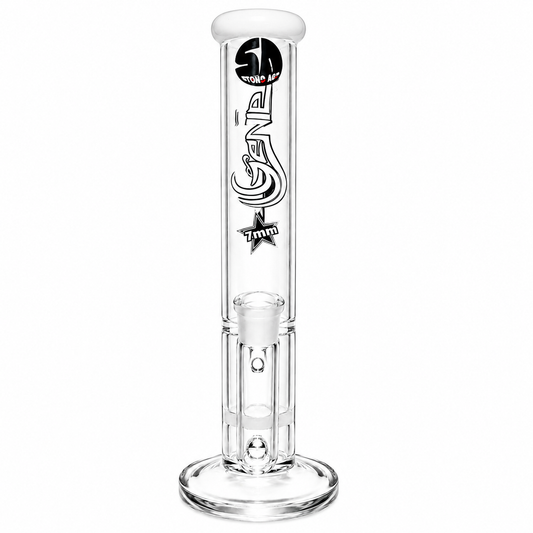 Stone Age White Percolator Thick 7mm Glass 36cm
