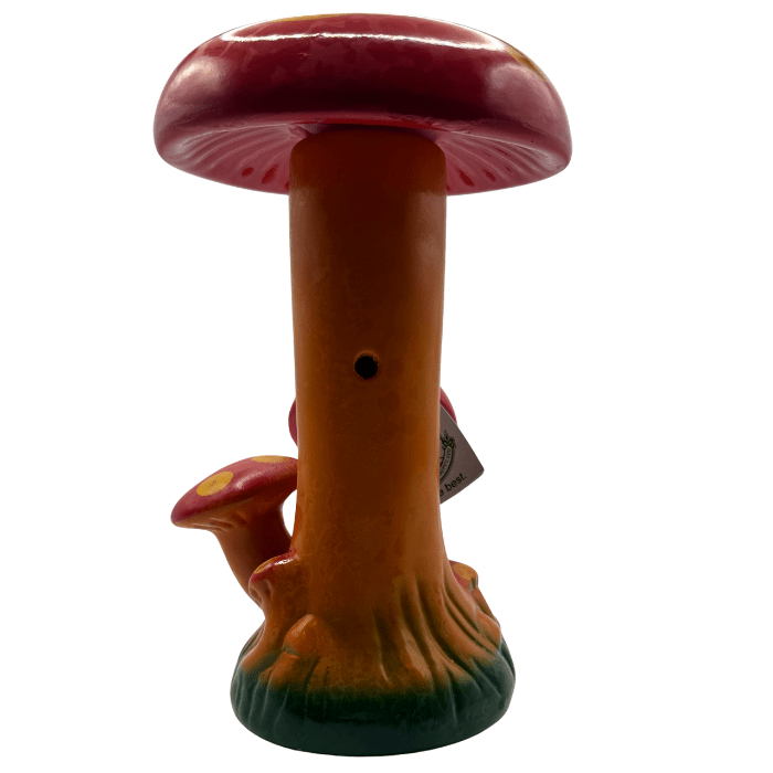 Agung Magic Mushroom Ceramic Bong 22cm - Bong Empire