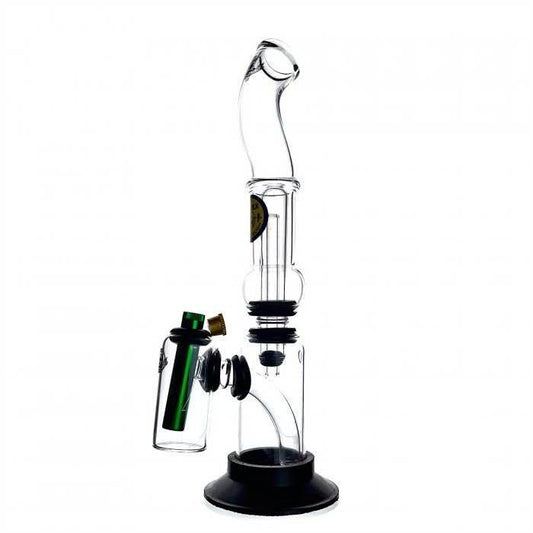 Agung Tar Catcher Double Chamber Glass Bong 30cm - Bong Empire