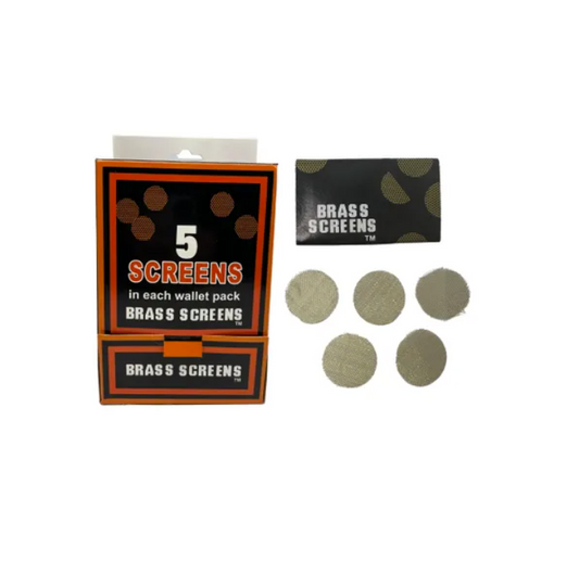 Brass Pipe Screens 5 Pack