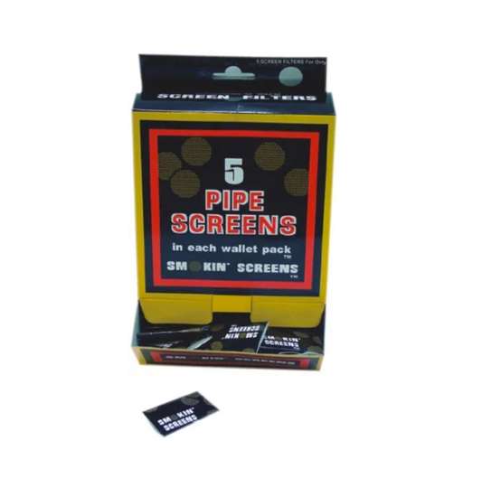 Brass Pipe Screens 5 Pack Smokin Screens