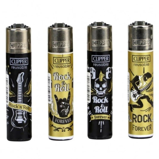 Clipper Dark Heaven Refillable Gas Lighter - Bong Empire