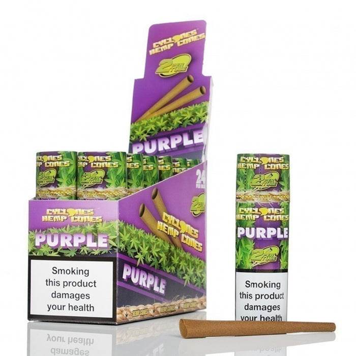Cyclone Grape Flavoured Wraps Purple Edition 2 Pack - Bong Empire