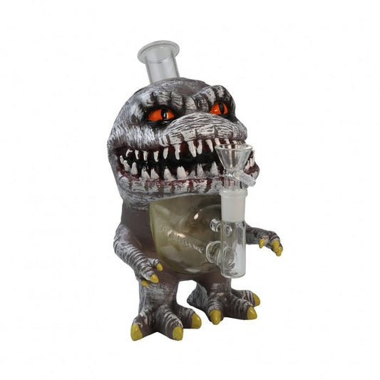 Devil Dinosaur Silicone Glass Water pipe 23cm - Bong Empire