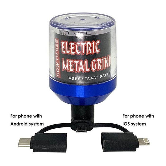 Electric USB Portable Grinder – Powered by Phone - Bong Empire