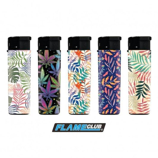 FlameClub Refillable Gas Lighter 5 Pack