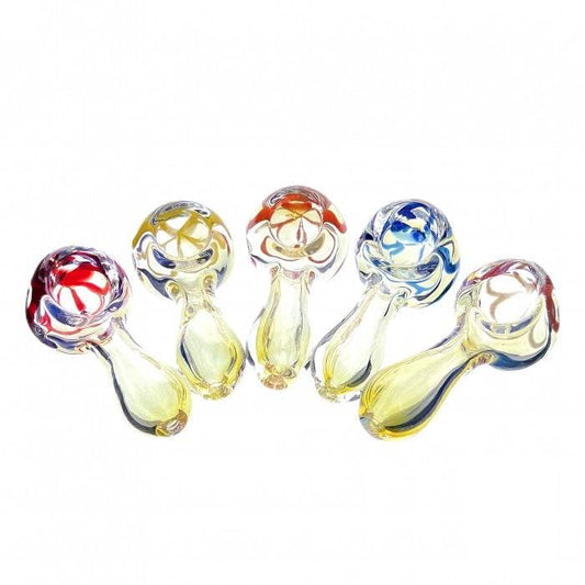 Flower Glass Dry Pipe 6.5cm - Bong Empire