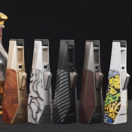 Jobon Zinc Alloy Jet Flame Lighter - Bong Empire