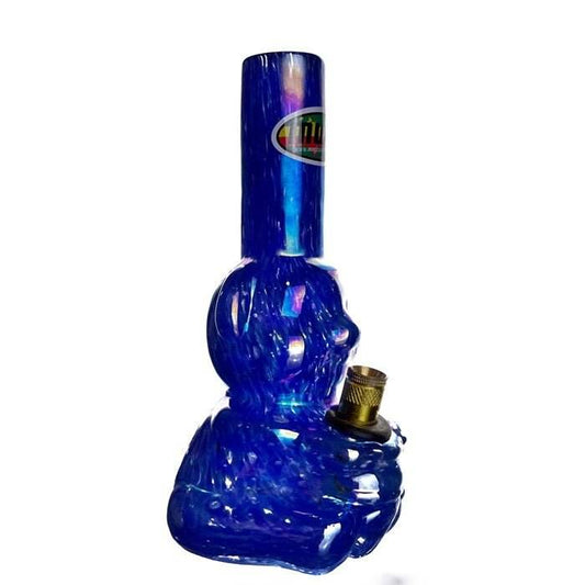 MWP 3G Bear Rainbow Glass Bong 21cm - Bong Empire