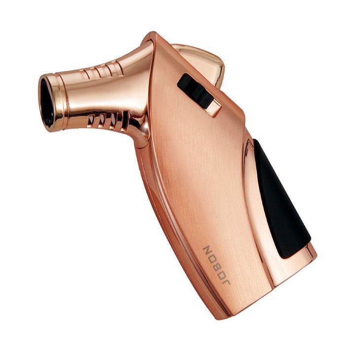 Jobon Metal Triple Jet Flame Lighter Bronze - Bong Empire