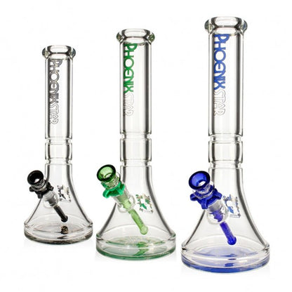Phoenix Star 9mm Extra Thick Beaker Glass Bong 36cm - Bong Empire