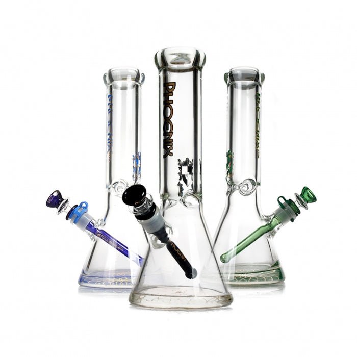 Phoenix Star 9mm Extra Thick Glass Beaker Bong 31cm - Bong Empire