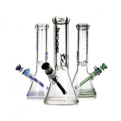 Phoenix Star 9mm Extra Thick Glass Beaker Bong 31cm - Bong Empire