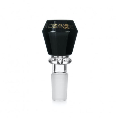 Phoenix Star Diamond Glass Cone 14mm Black - Bong Empire