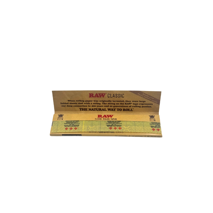 RAW Classic King Size Slim Rolling Papers