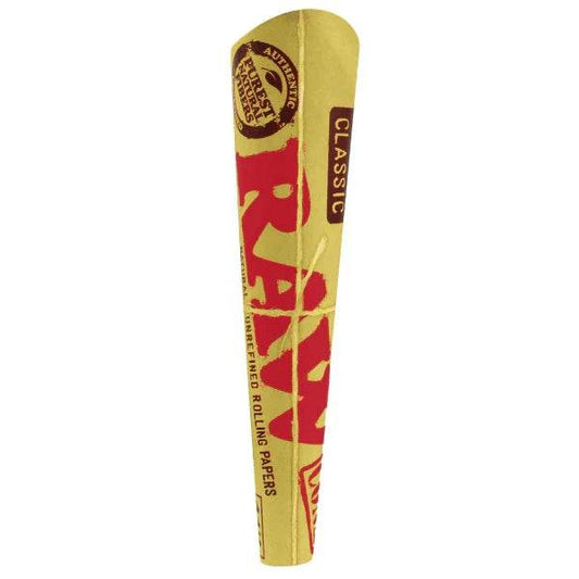 RAW Classic King Size Pre - Rolled Cones 3 Pack - Bong Empire